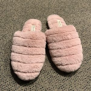 Madewell fuzzy slippers, size 7.  NWOT